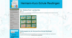 Desktop Screenshot of hermann-kurz-schule.de